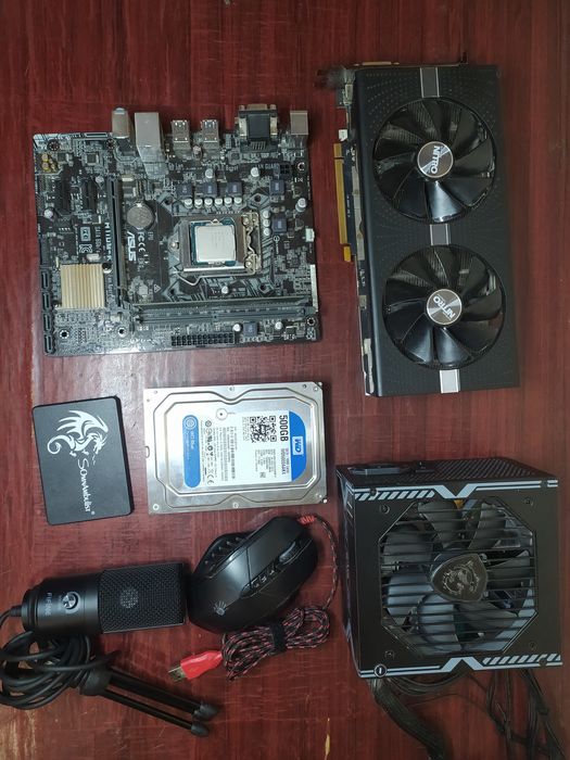 Сборка i5-7400 + 8gb, Rx 570 4gb, Блок Питания 550w тд..: 999 грн ...