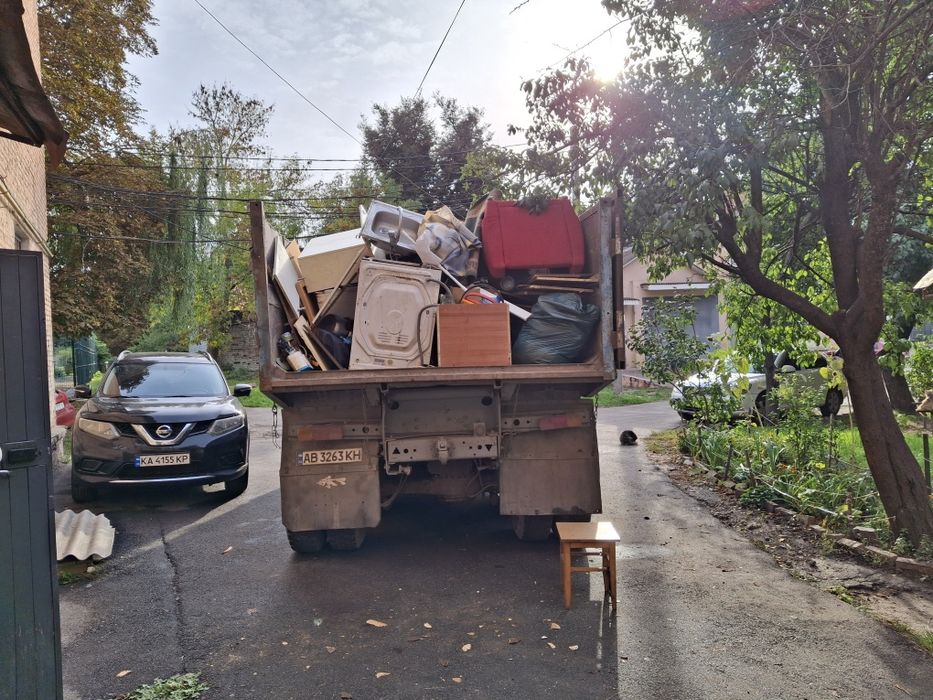 Вивіз сміття,Демонтаж,Розчищення Ділянок
