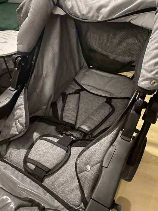 Wózek 3w1 szary.