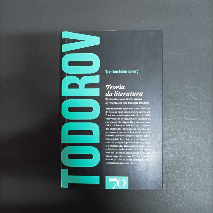 Teoria da Literatura  Tzetan Todorov