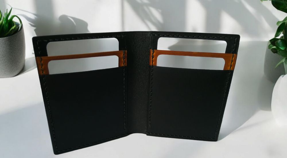 Portfel skórzany rękodzieło