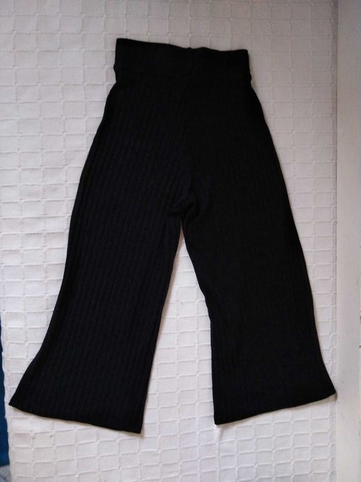 Calças Negras Stradivarius XS