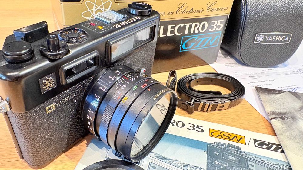 Yashica Electro 35 GTN analogowy dalmierz stan UNIKAT NOWY