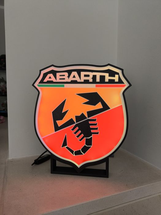 Logo Fiat Abarth led rgb
