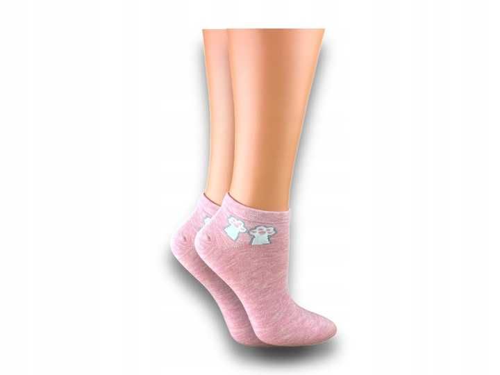 Skarpetki bawełniane DZIEWCZĘCE STOPKI 16 PAR