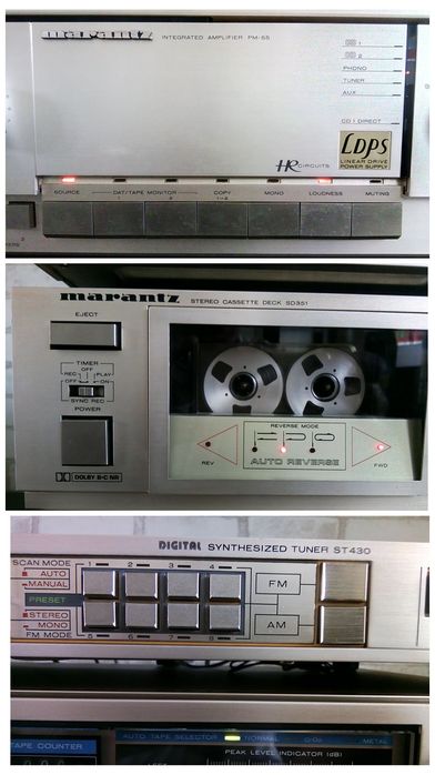 Marantz PM-55,  SD-351, ST-430