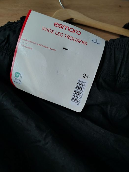 Szerokie spodnie wiskoza