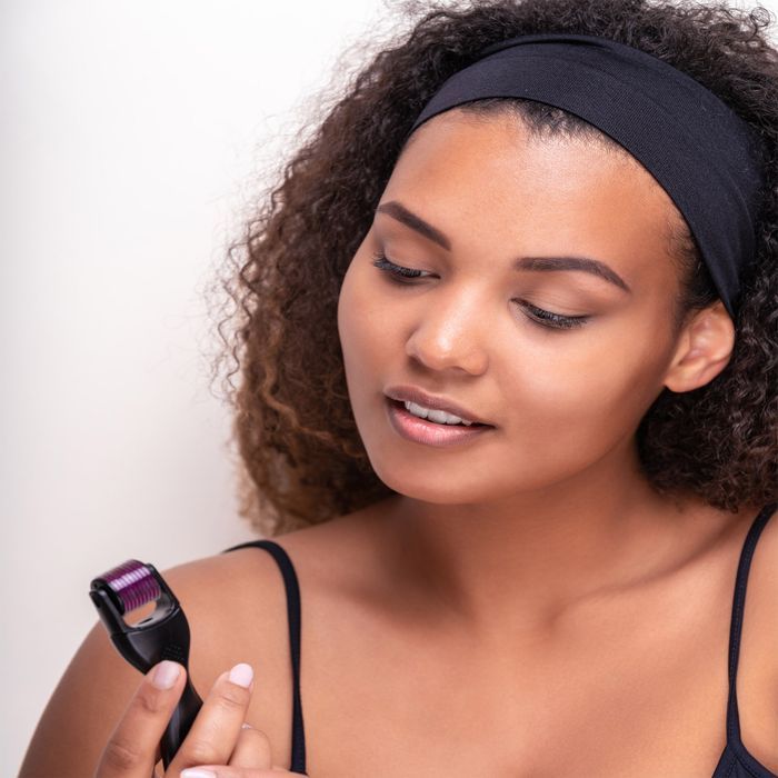 Derma Roller Mezoterapia Igłowa Masażer Wałek do Masażu Twarzy 0,5 mm