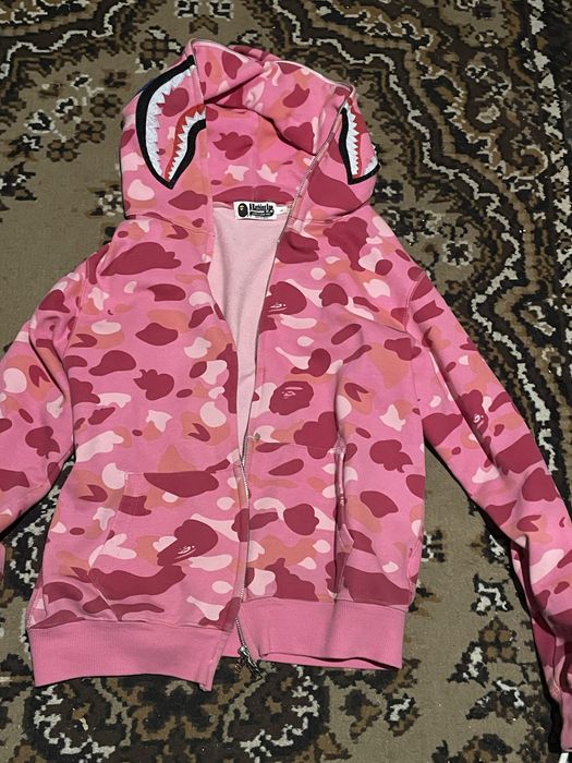 зіп-худі Bape рожева