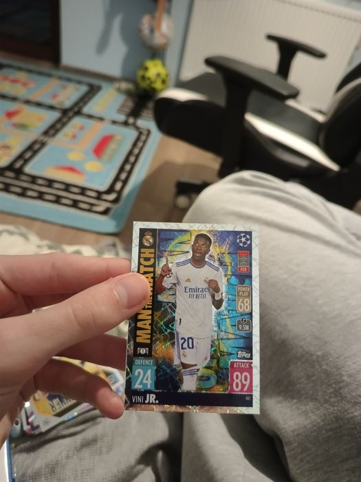 Karta piłkarska Vini jr mam of the match