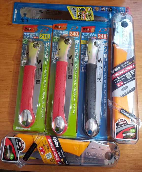 Пила садова  Silky Gomboy 300 мм ,240 мм ,ARS pm 24 L, Tenju