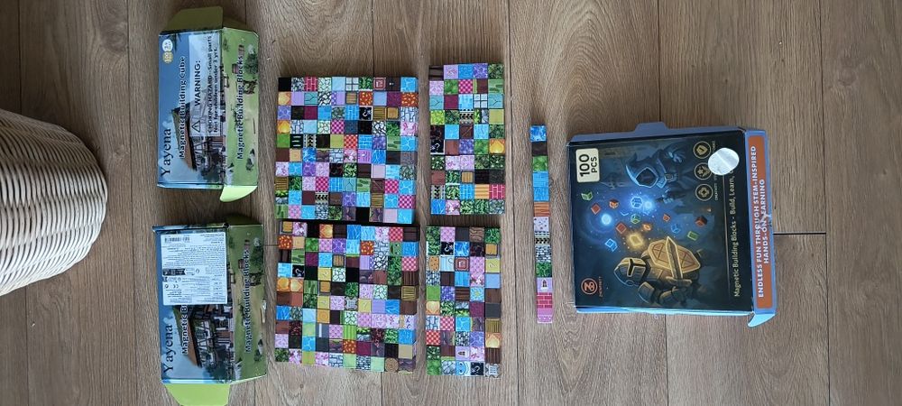 Klocki magnetyczne 513 sztuk