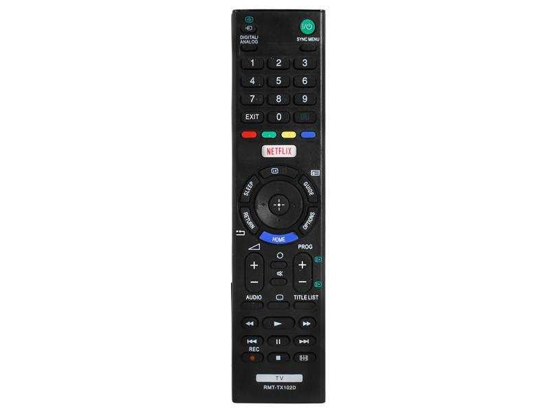 Pilot uniwersalny do telewizora SONY TV LCD/LED RMT-TX102D