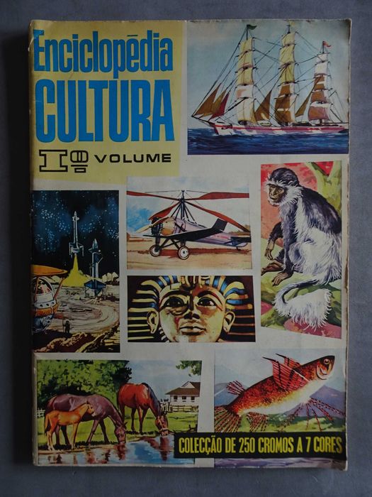 Caderneta de cromos Enciclopédia da Cultura 1º Volume faltam 20 cromos