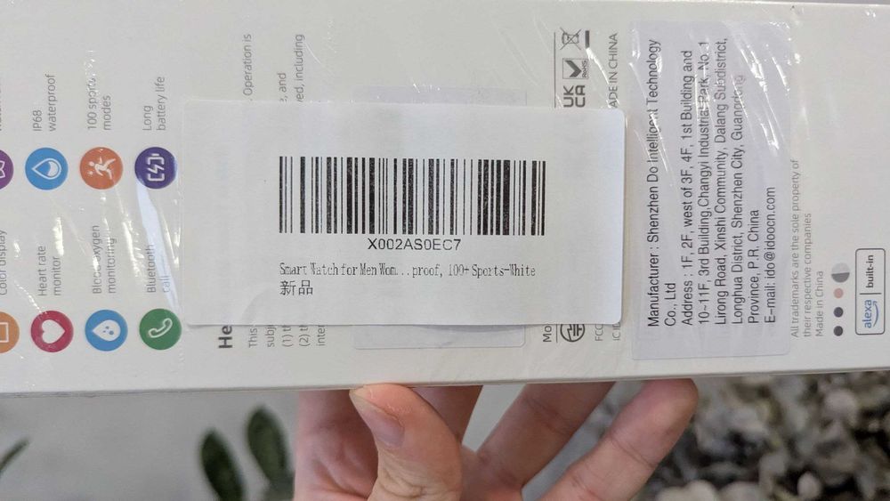 Смарт годинник IDW 20 інтегрована alexa чоловічий і жіночий: 900