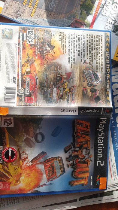 + Flatout + gra na PS2, unikat flat out, kompletna