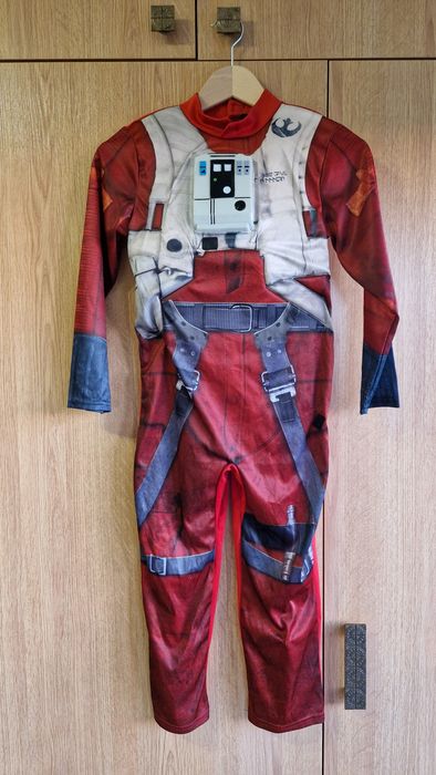 Strój balowy Pilot Rebelii ze Star Wars, stan bardzo dobry, 116/122, 20 zł