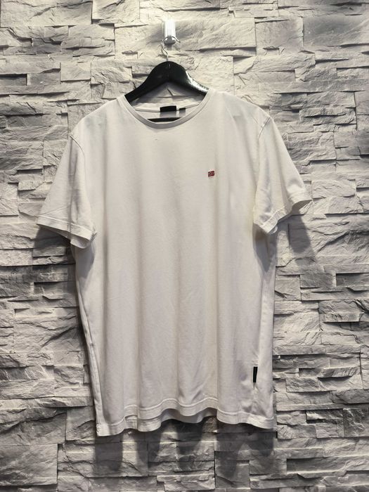 Koszulka Napapijri Logo Biała T-Shirt Basic