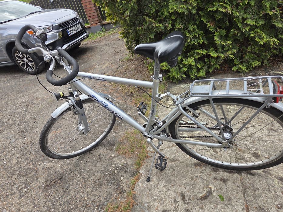 Rower aluminiowy trekingowy na kołach 28 7 przerzutek 28