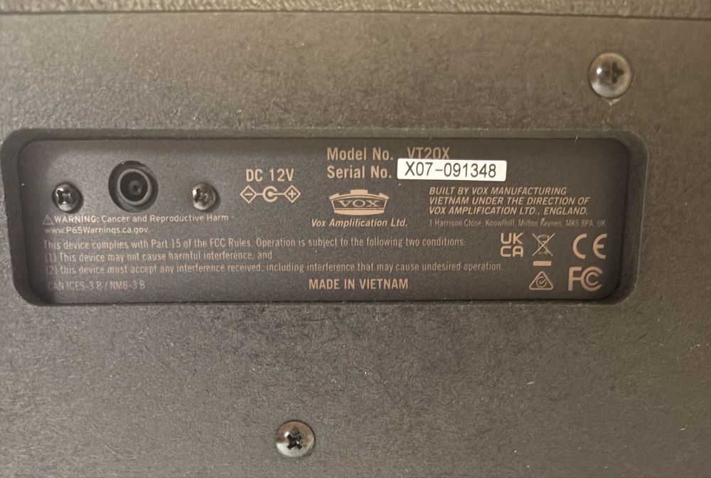 Vox VT20X Combo gitarowe