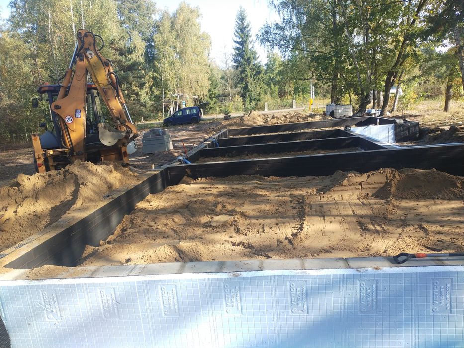 Usługi koparko ładowarką