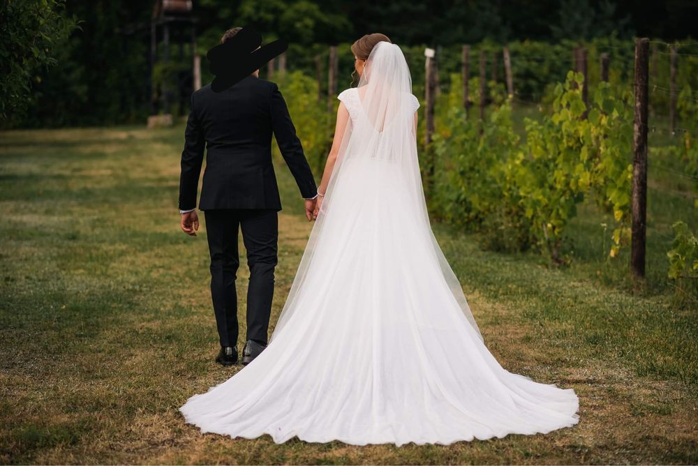 Garnitur smokingowy ślubny