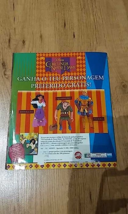 Caderneta - O Corcunda de Notre Dame