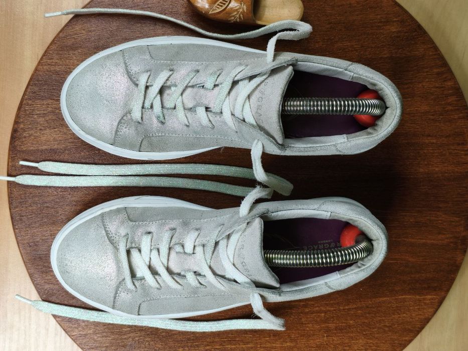 Buty r. 37 Air & Grace skórzane damskie  sznurowane