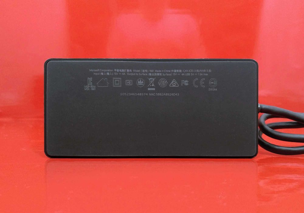 Док-станция Microsoft Dock 1661 видео 4K для планшета или бука Surface