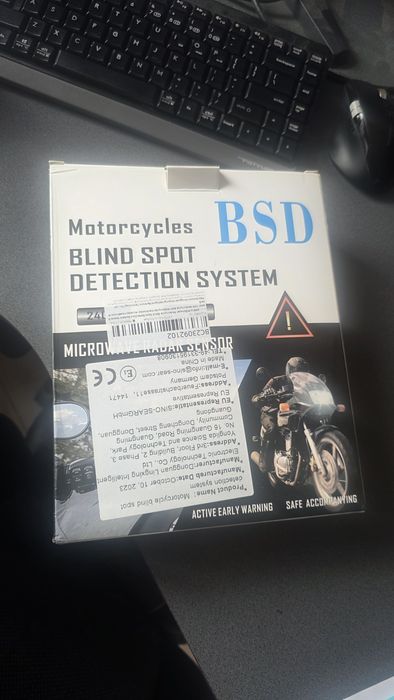 System wykrywania pojazdow w martwym polu do motocykla dodatek akcesor
