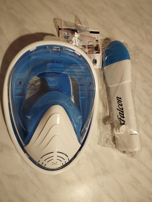 Nowa maska pełnotwarzowa do nurkowania,snorkelingu