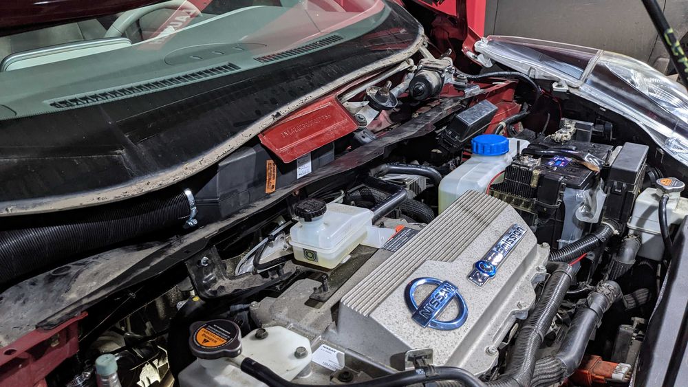 АКЦІЯ !!! Установка обігрівача на Nissan Leaf Отопитель Ниссан Лиф