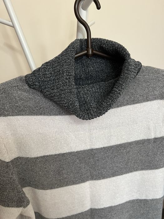 Sweter golf w pasy XL