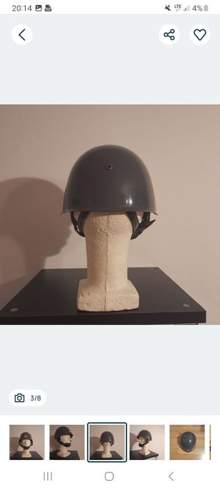 Hełm wloski M33, serbska policja .