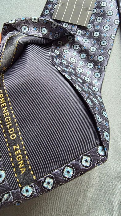 Krawat jedwabny Ermenegildo Zegna