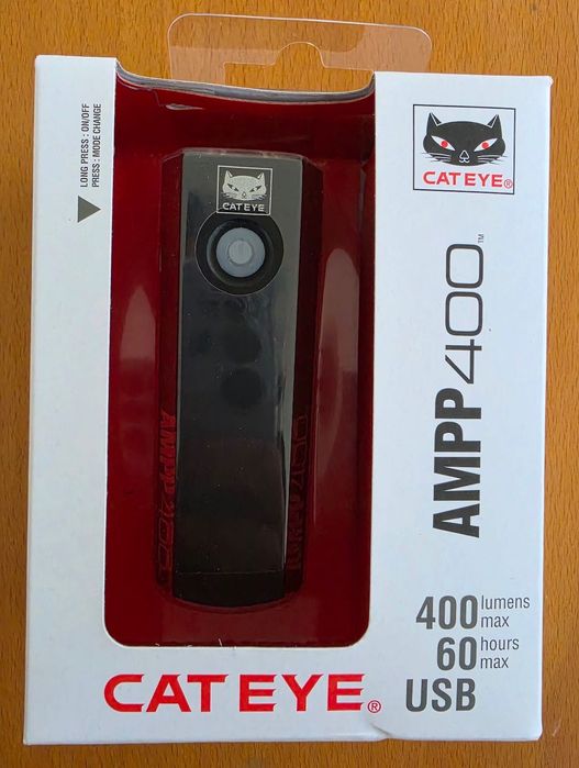 Lanternas Cateye AMPP 400 e 500 Lumens