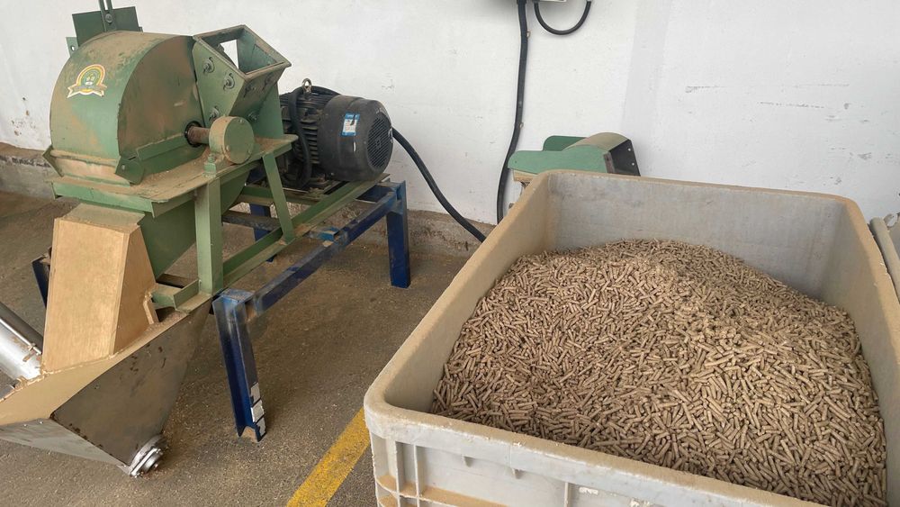 Sistema completo de produção de peletes para indústria