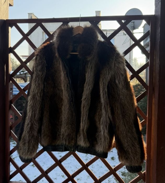 Kurtka futerko z szopa