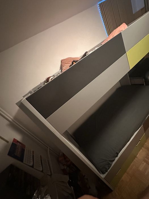 Łóżko piętrowe 90/200 komandor