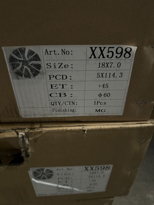 Диски Нові Toyota 5/114.3/R18