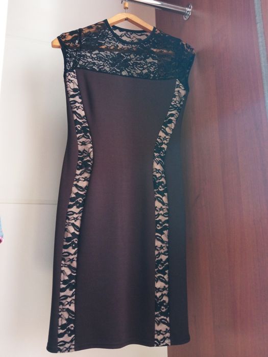 Платье тёмно-коричневое