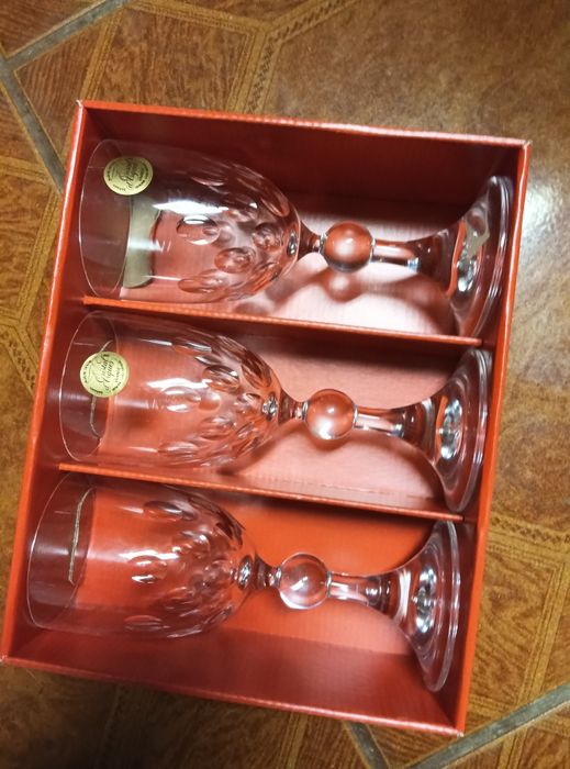 Conjunto 18 copos cristal