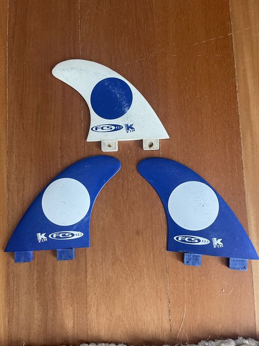 Jogo de 3 quilhas FCS K2.1, modelo Kelly Slater