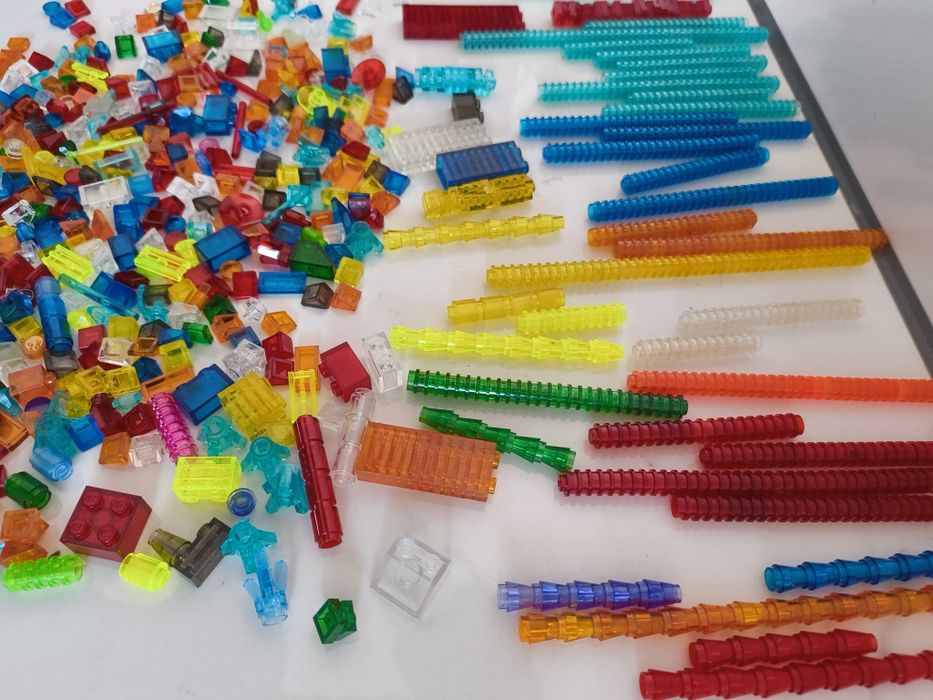 LEGO peças original várias cores transparente
