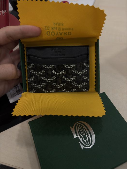 Porta-cartoes Goyard Saint Sulpice - Preto