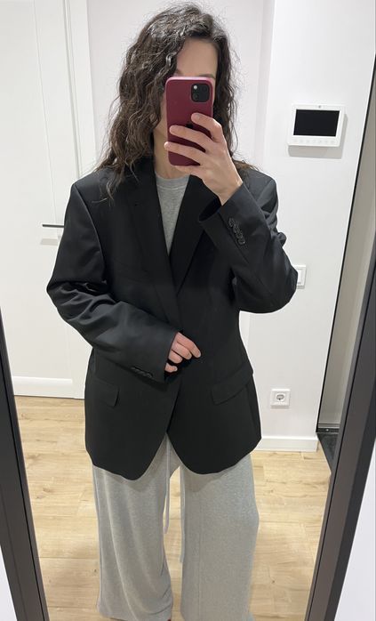 Розкішний вовняний піджак жакет оверсайз від бренду Roy Robson