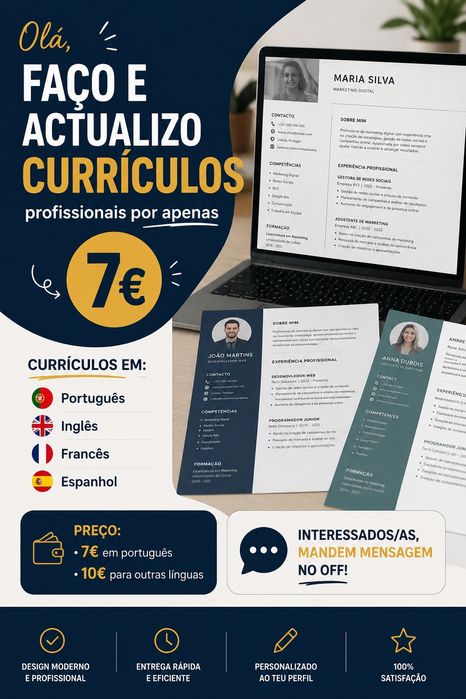 Criação de currículo (CV)