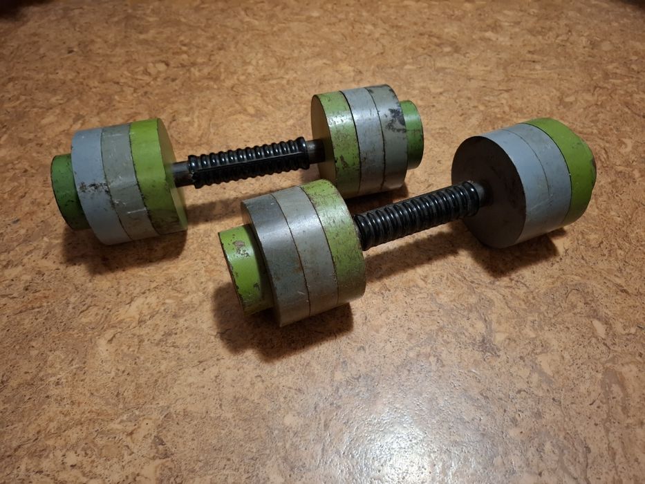 Металеві гантелі розбірні. Вироблені у СРСР