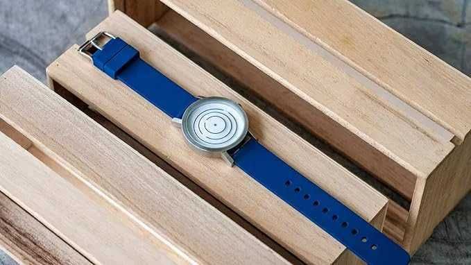 Silikonowy pasek opaska do zegarków i smartwatch 20mm granatowy