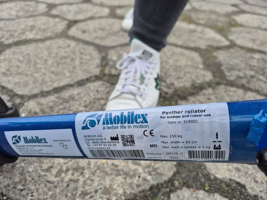 Podpórka inwalidzka 4 kołowa mobilex panther